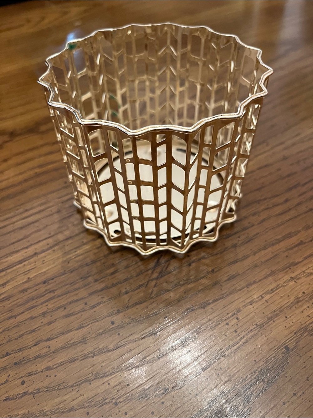 Bath & Body Works Metal Accent Candle Holder
